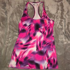 Pink and Purple Racerback Tank Top